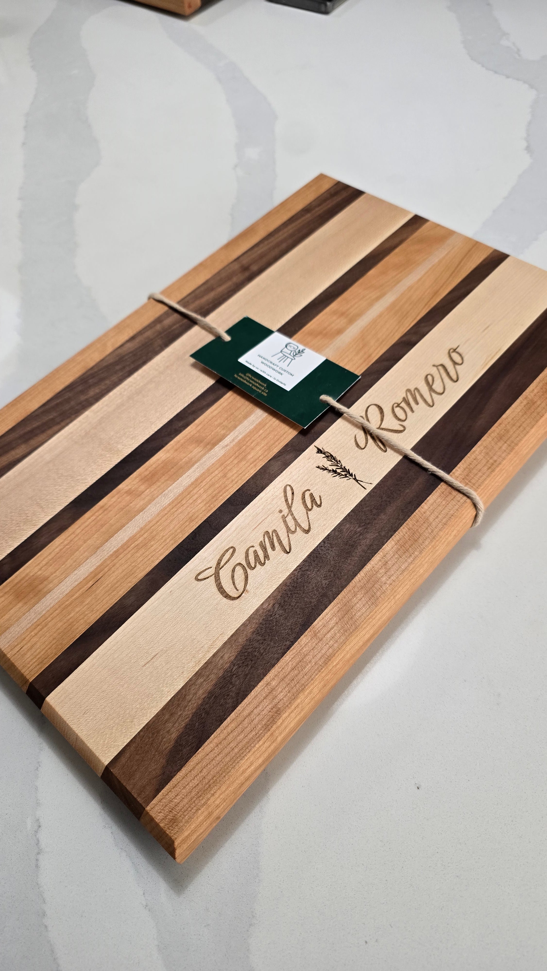 The Signature Crest Cutting Board