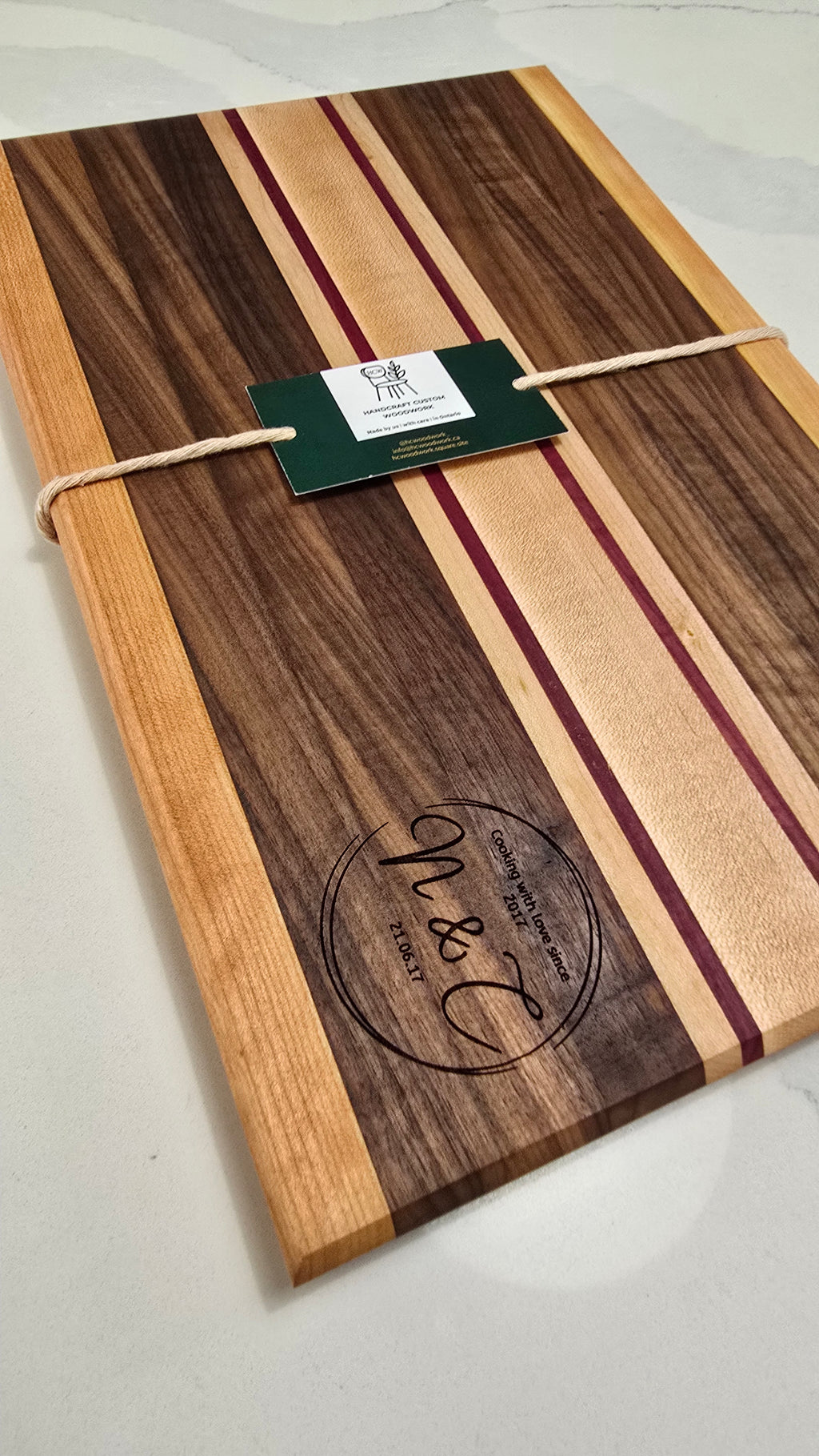 The Purple Crest Cutting Board