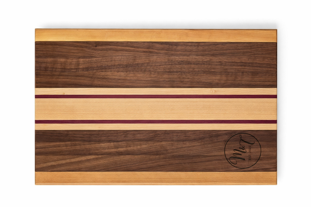 The Purple Crest Cutting Board