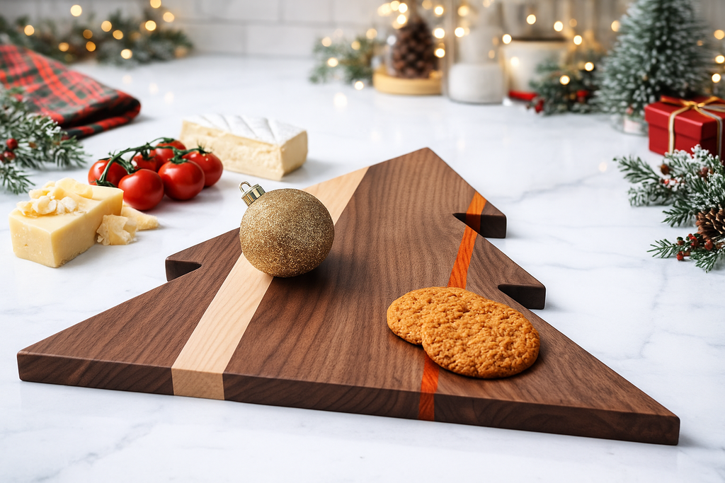 CHRISTMAS TREE BUNDLE – Serving Tray, Napkin Holder & Coaster Set