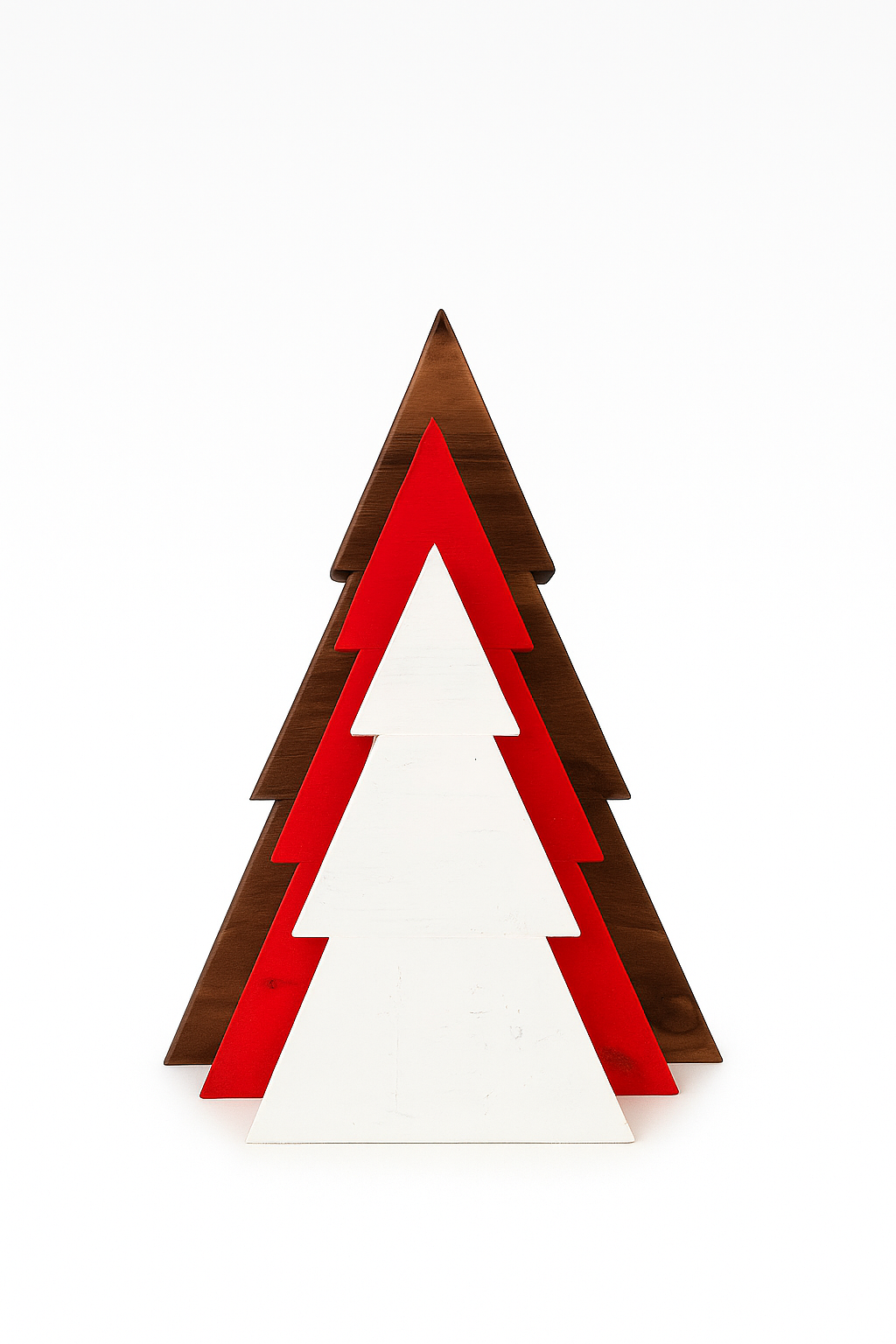 Wooden Christmas Tree Set (Set of 3)